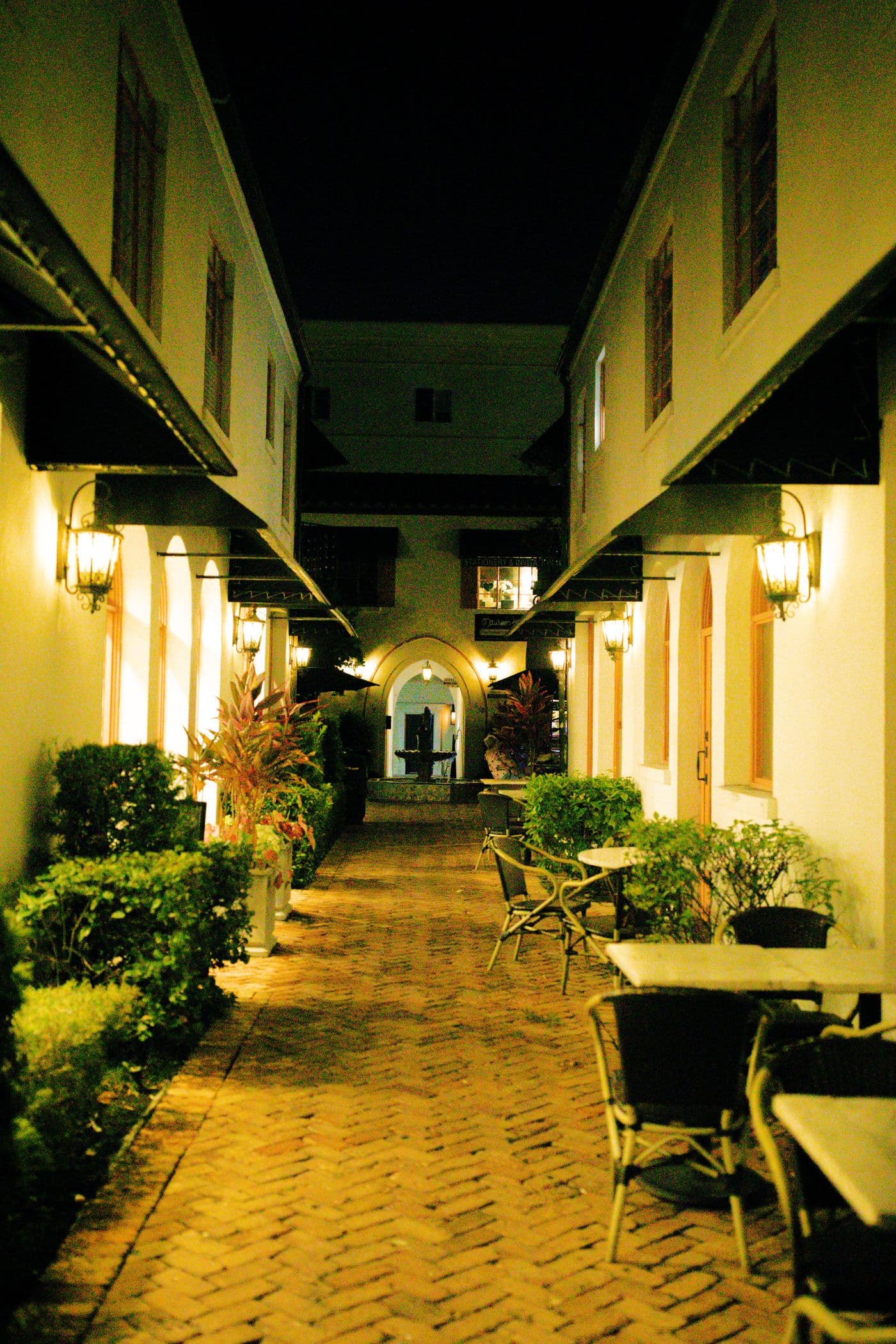 A courtyard stay chosen for its quiet